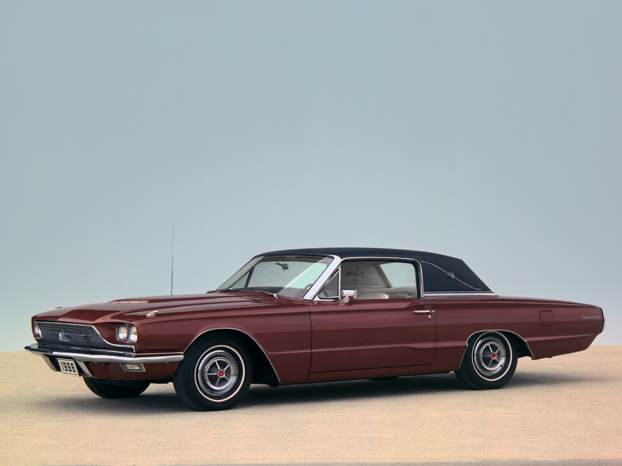 1966, Ford, Thunderbird, Town, Landau, Coupe, 63d, Luxury, Classic Wallpaper