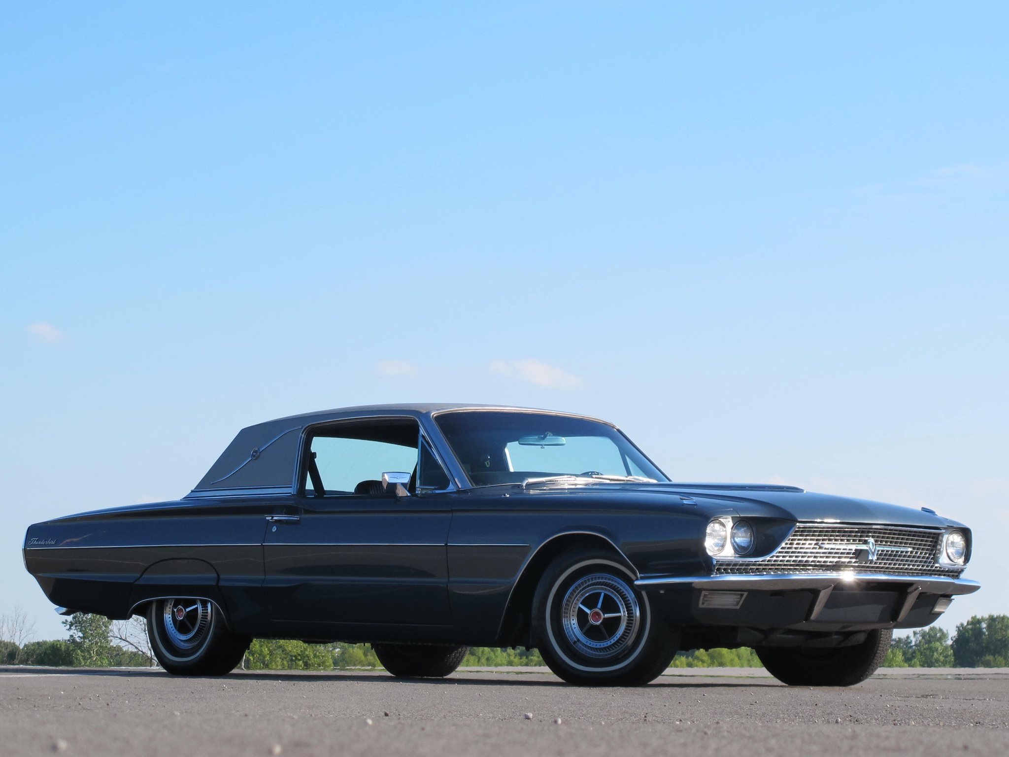 1966, Ford, Thunderbird, Town, Landau, Coupe, 63d, Luxury, Classic Wallpaper
