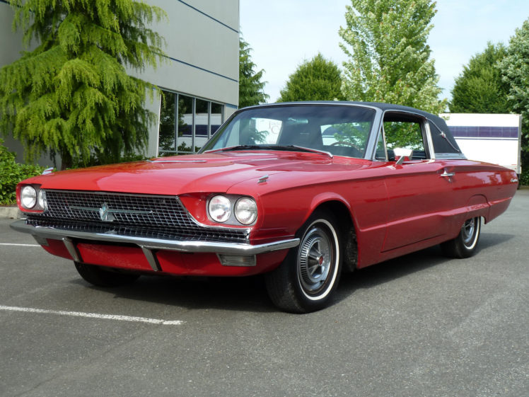 1966, Ford, Thunderbird, Town, Landau, Coupe, 63d, Luxury, Classic, Gw HD Wallpaper Desktop Background