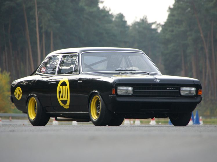 1968, Opel, Rekord, Schwarze, Witwe, Race, Racing, Classic HD Wallpaper Desktop Background