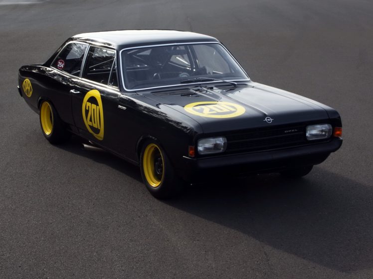 1968, Opel, Rekord, Schwarze, Witwe, Race, Racing, Classic HD Wallpaper Desktop Background