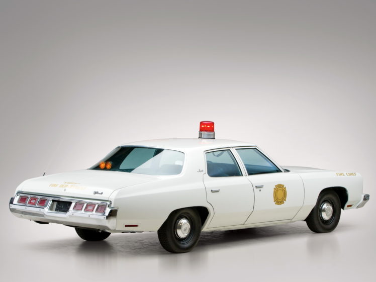 1973, Chevrolet, Impala, Sedan, Fire, Chiefs, Car, L69, Firetruck, Classic, Police HD Wallpaper Desktop Background