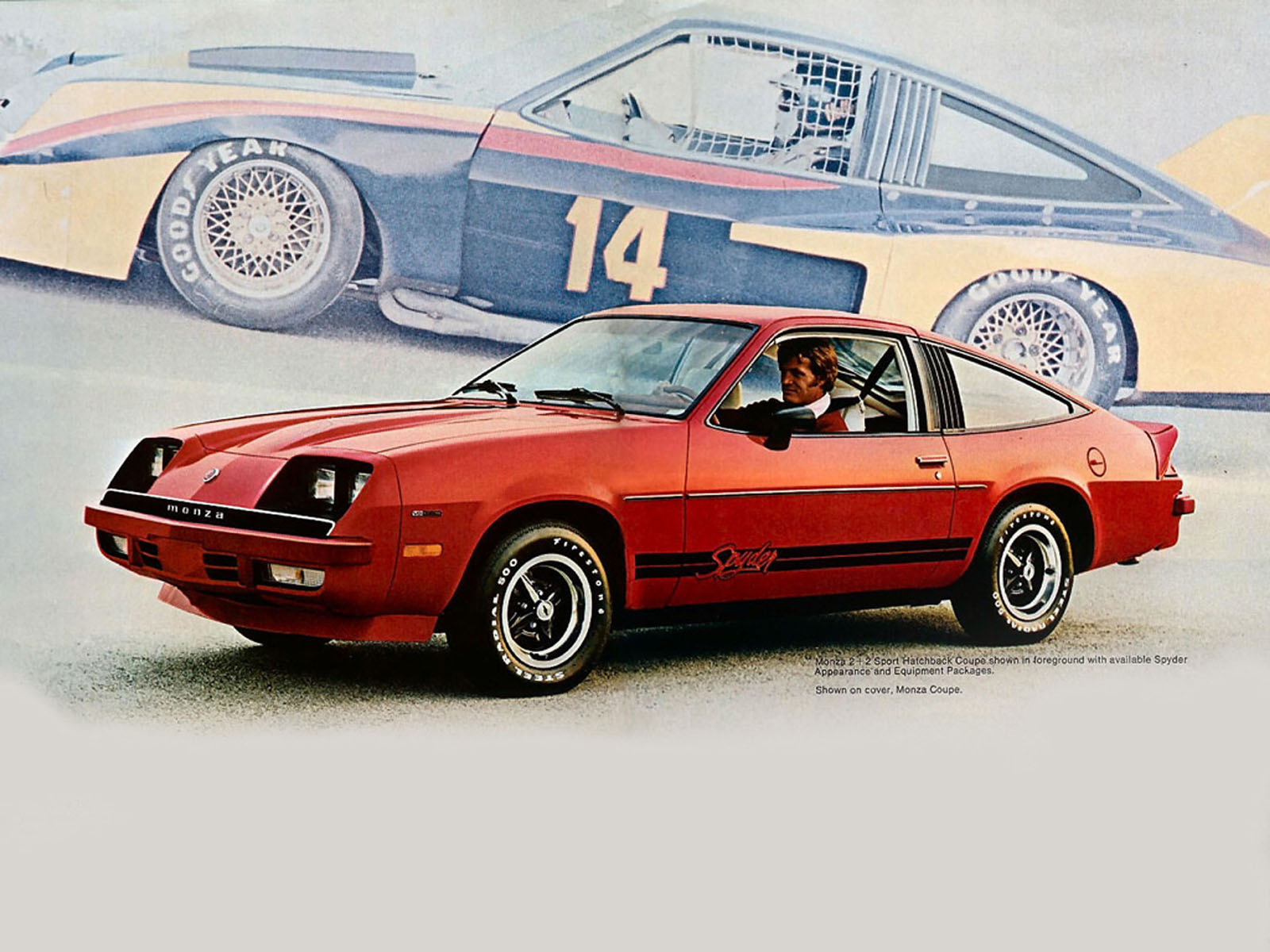 1976, Chevrolet, Monza, 2 2, Spyder, Classic Wallpaper