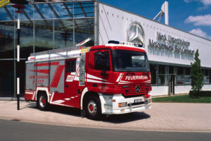1997, Mercedes, Benz, Actros, 1835, Feuerwehr, Rosenbauer, Mp1, Firetruck