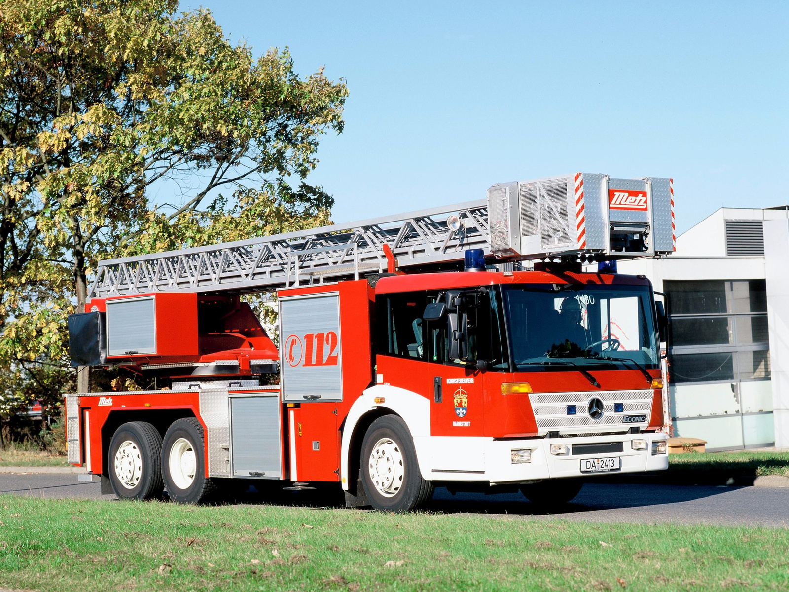 1999, Mercedes, Benz, Econic, Feuerwehr, Metz, Firetruck Wallpaper