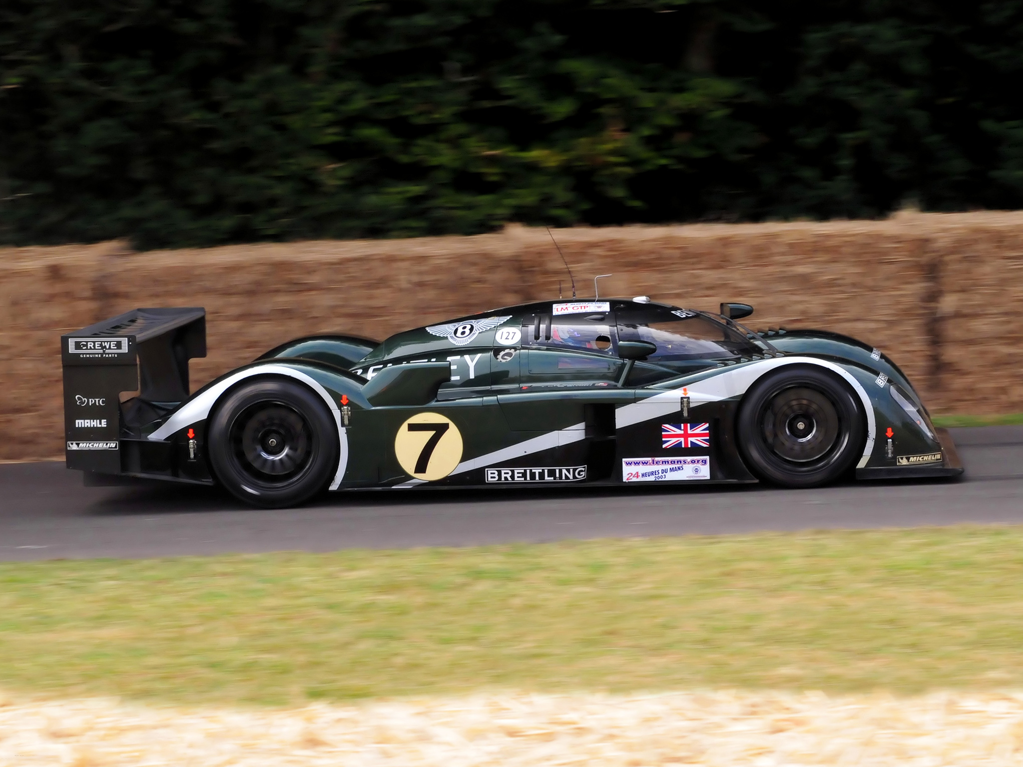2003, Bentley, Speed, Le mans, Race, Racing Wallpaper