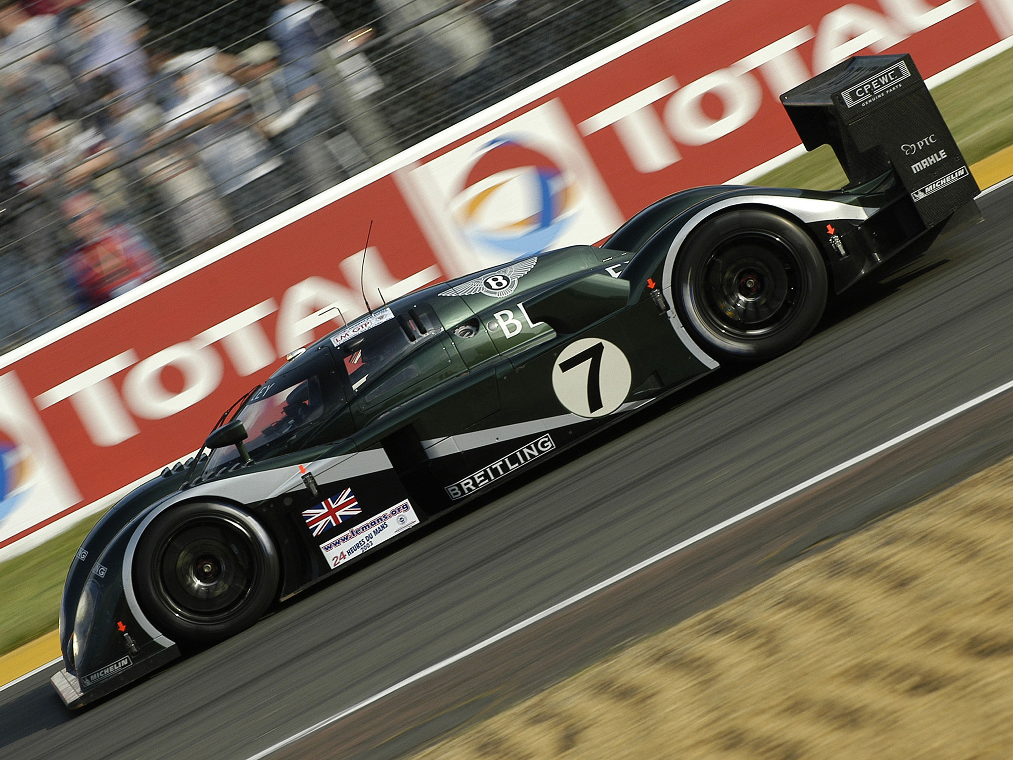 2003, Bentley, Speed, Le mans, Race, Racing Wallpaper
