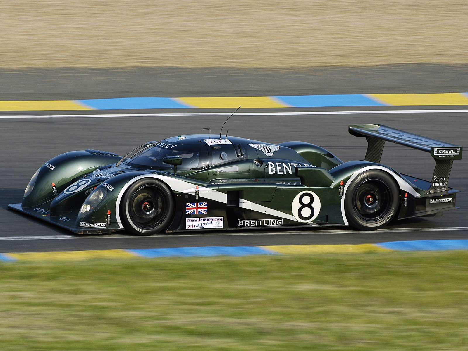 2003, Bentley, Speed, Le mans, Race, Racing Wallpaper