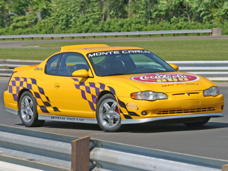 2003, Chevrolet, Monte, Carlo, Coca cola, 600, Pace, Muscle, Race, Racing HD Wallpaper Desktop Background