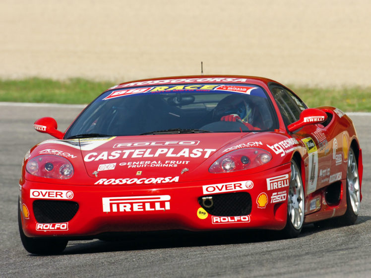 2003, Ferrari, 360, Challenge, Supercar, Supercars, Race, Racing HD Wallpaper Desktop Background