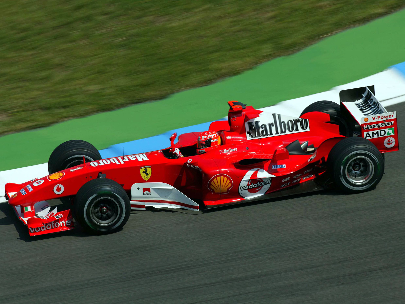 2004, Ferrari, F2004, Formula, One, F 1, Race, Racing Wallpaper