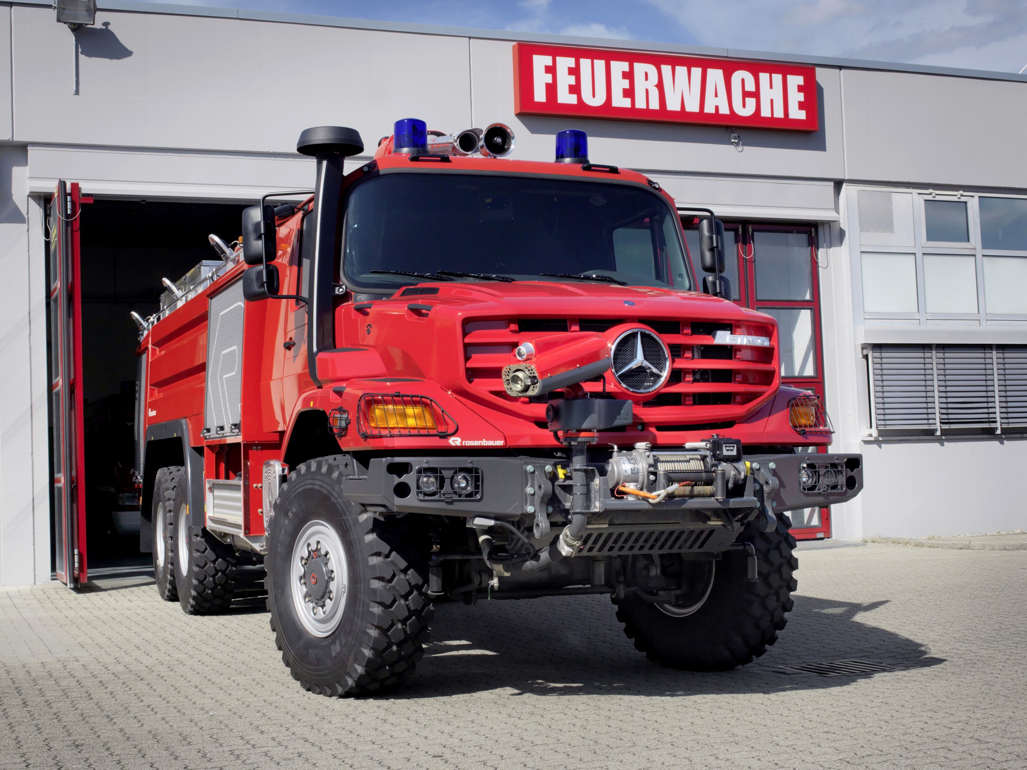 2012, Rosenbauer, Mercedes, Benz, Zetros, 2733, Feuerwehr, Firetruck, 6x6 Wallpaper