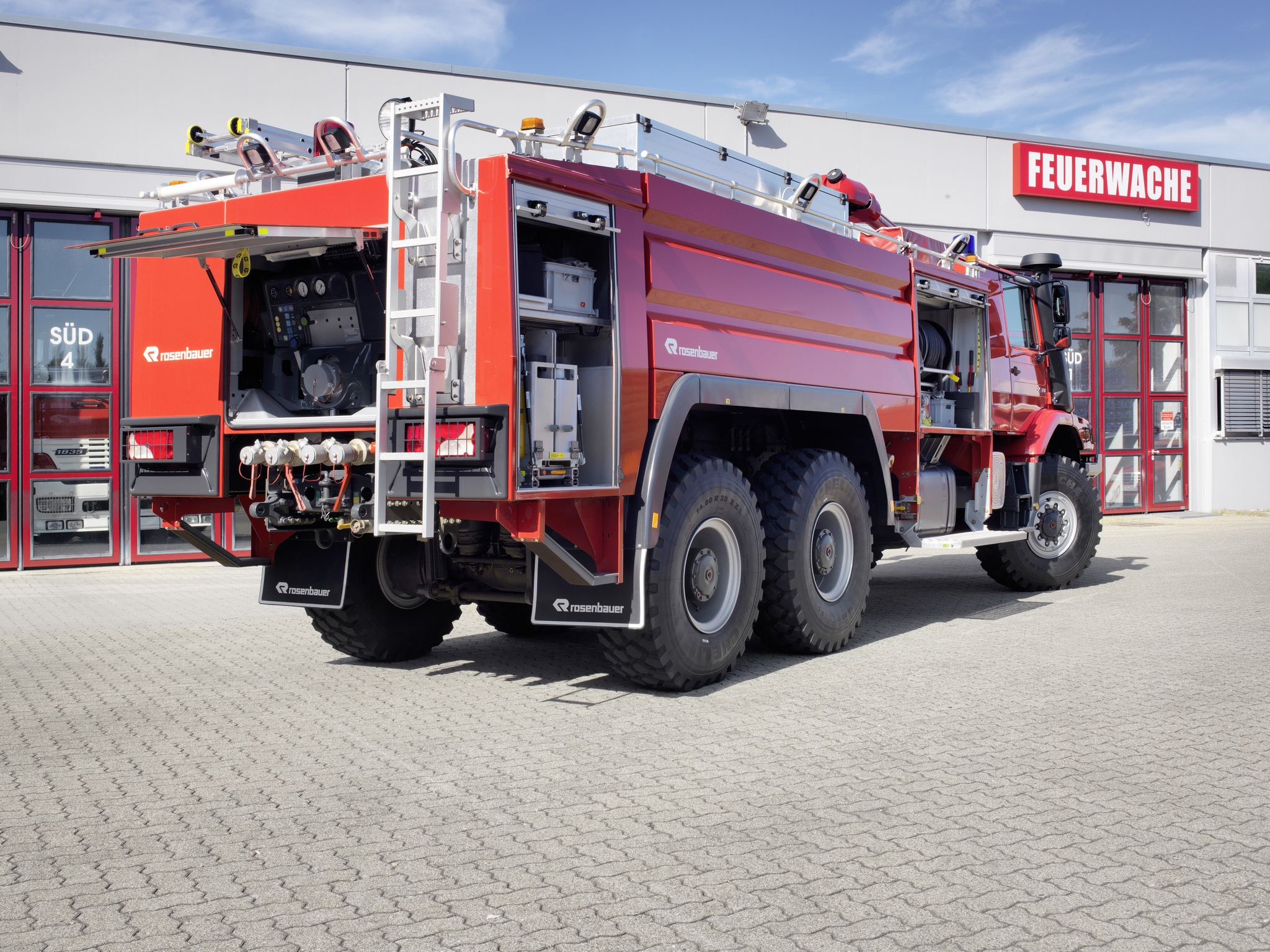 2012, Rosenbauer, Mercedes, Benz, Zetros, 2733, Feuerwehr, Firetruck, 6x6 Wallpaper