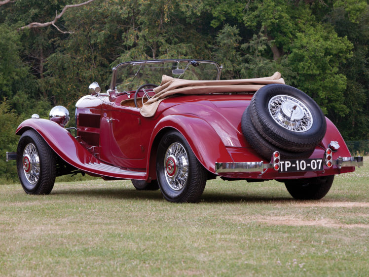 1933, Mercedes, Benz, 380, K, Sport, Roadster, W22, Retro, Gd HD Wallpaper Desktop Background