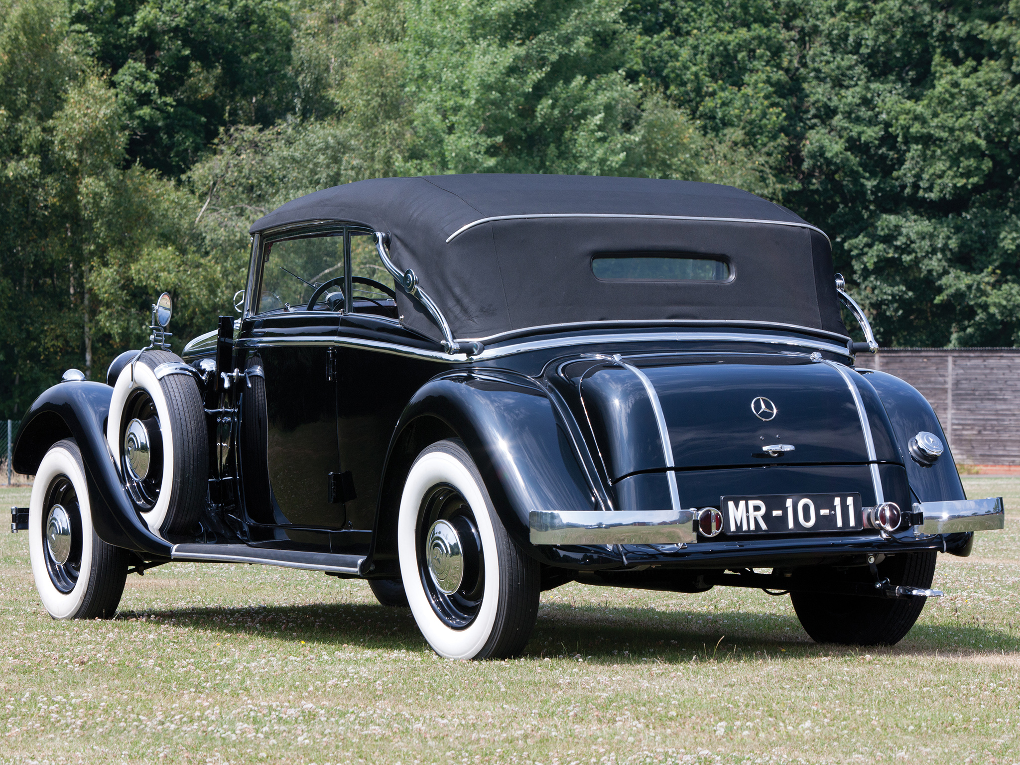 1934, Mercedes, Benz, 290, Cabriolet, B, W18, Luxury, Retro Wallpaper