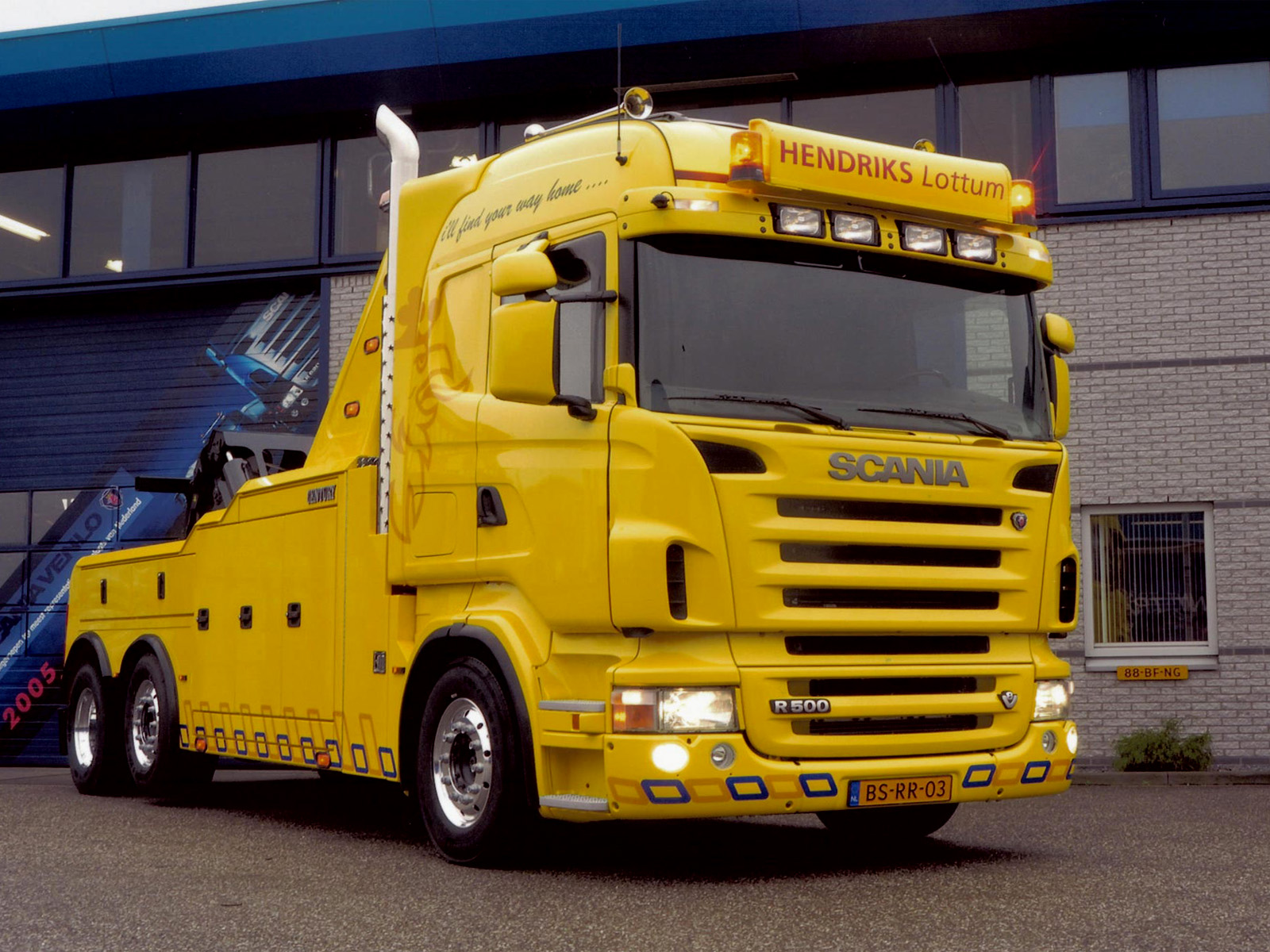 2004, Scania, R500, 6x2, Highline, Towtruck, Semi, Tractor Wallpaper