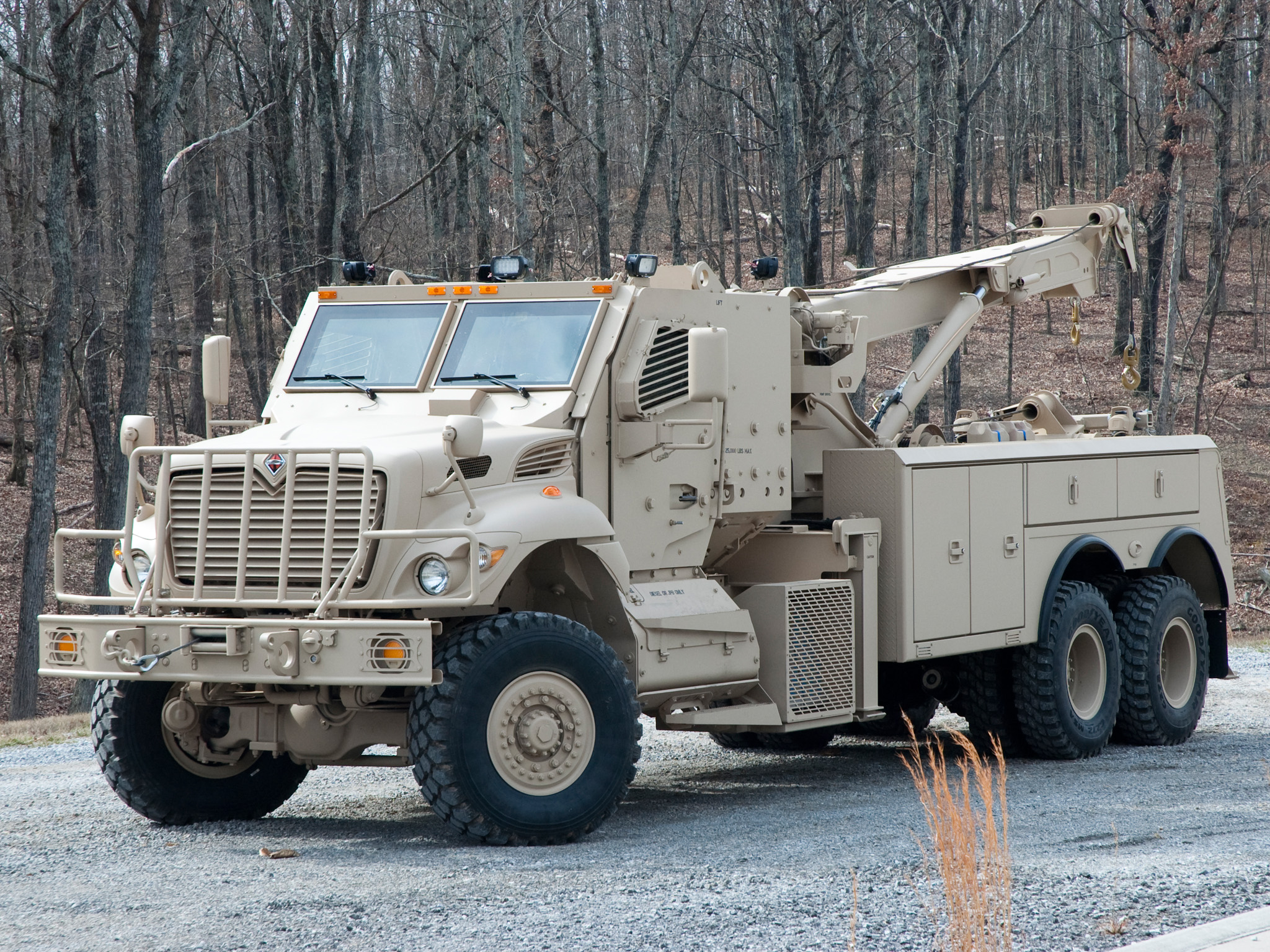 2007, International, Maxxpro, 6no6, Wrecker, Towtruck, Military Wallpaper