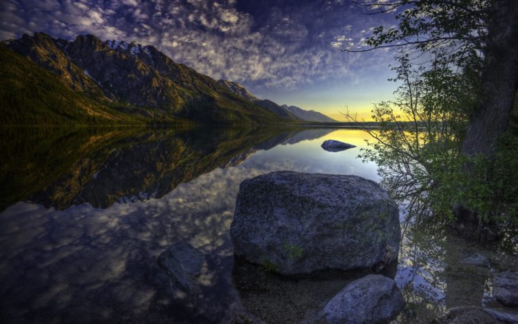 mountains, Landscapes, Nature, Hdr, Photography, Reflections HD Wallpaper Desktop Background