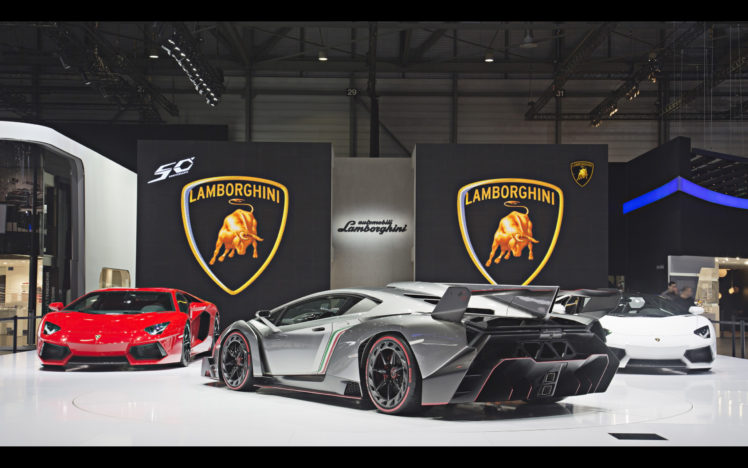 2013, Lamborghini, Veneno, Supercar, Supercars HD Wallpaper Desktop Background
