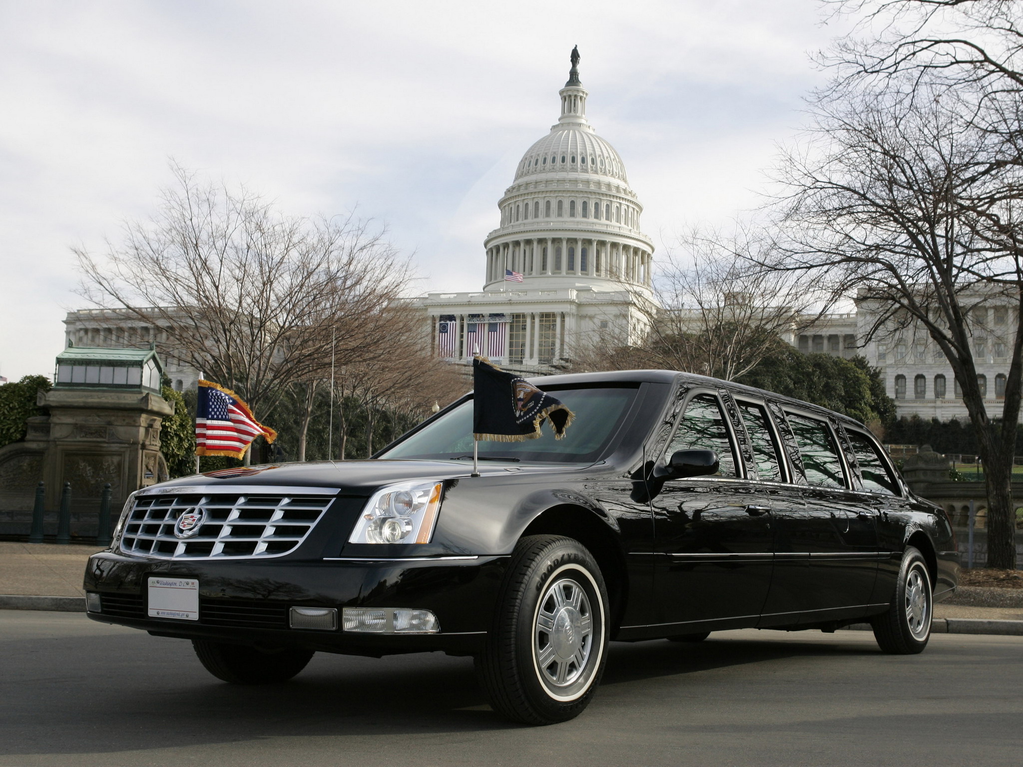 2005, Armored, Cadillac, Presidential, Luxury, Fg Wallpaper