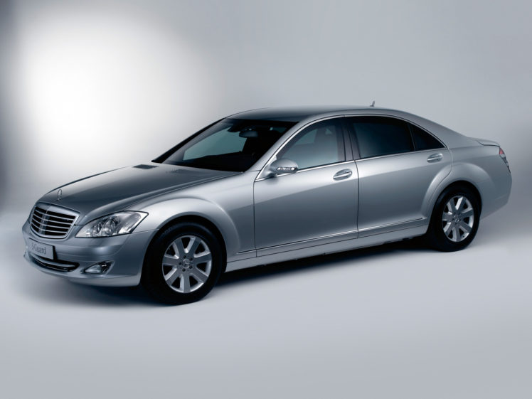 2007, Armored, Mercedes, Benz, S, 600, Guard, W221, Luxury HD Wallpaper Desktop Background