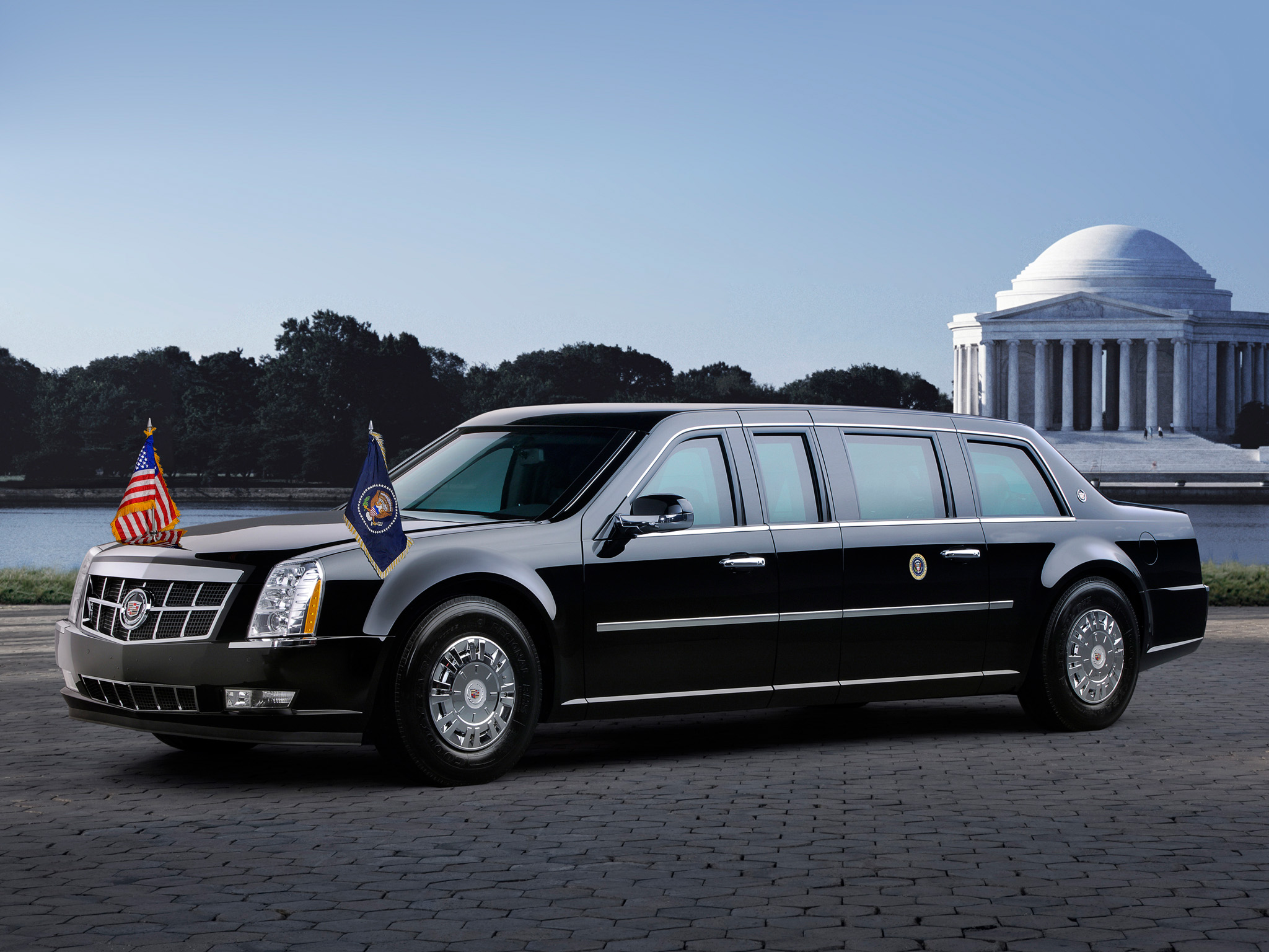2009, Armored, Cadillac, Presidential, State, Luxury Wallpaper