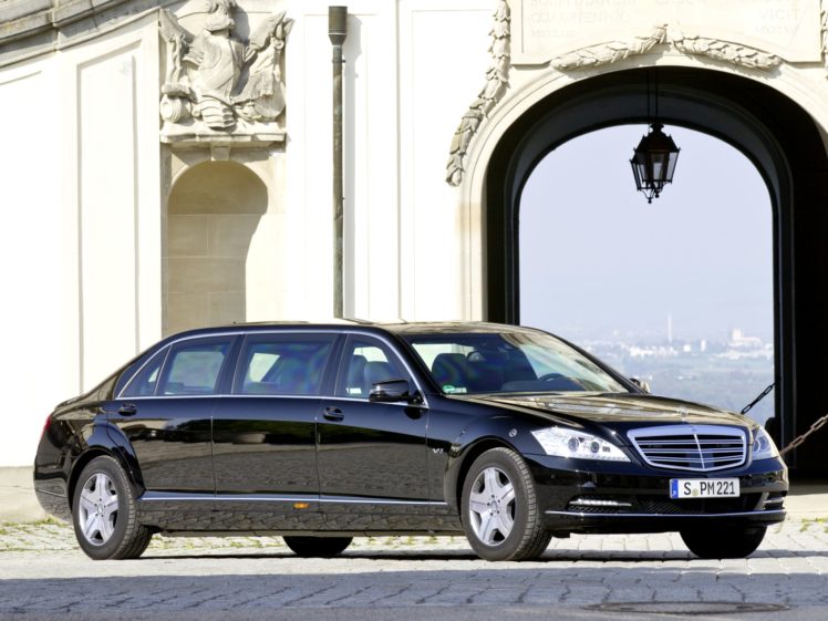 2010, Armored, Mercedes, Benz, S, 600, Guard, Pullman, W221, Luxury HD Wallpaper Desktop Background