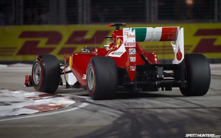 cars, Ferrari, Singapore, Italian, Formula, One, Fernando, Alonso HD Wallpaper Desktop Background