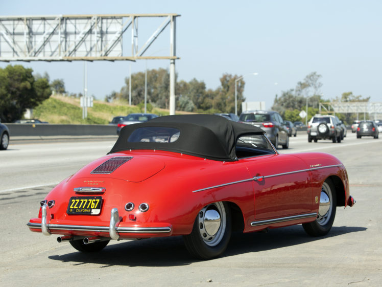 1955, Porsche, 356a, 1500, Speedster, Us spec, T 1, Retro HD Wallpaper Desktop Background