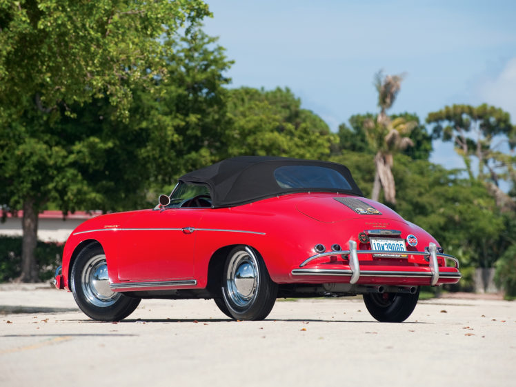 1955, Porsche, 356a, 1600, De luxe, Speedster, Us spec, T 1, Retro HD Wallpaper Desktop Background