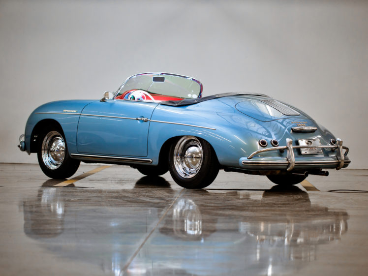 1955, Porsche, 356a, 1600, Super, Speedster, Reutter, T 1, Retro, Supercar, Supercars, Ge HD Wallpaper Desktop Background