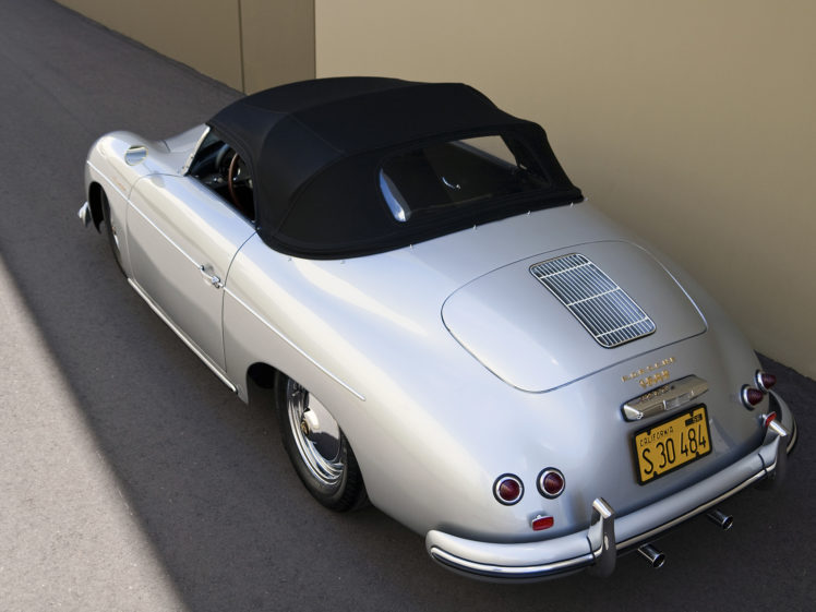 1955, Porsche, 356a, 1600, Super, Speedster, Reutter, T 1, Retro, Supercar, Supercars, Fg HD Wallpaper Desktop Background