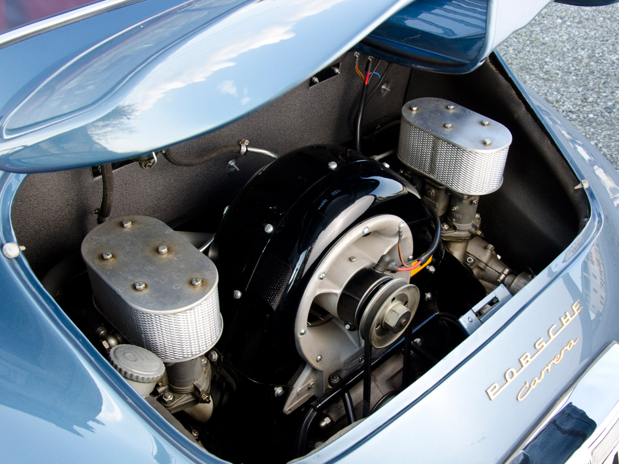 1955, Porsche, 356a, Carrera, Coupe, T 1, Retro, Engine, Engines Wallpaper