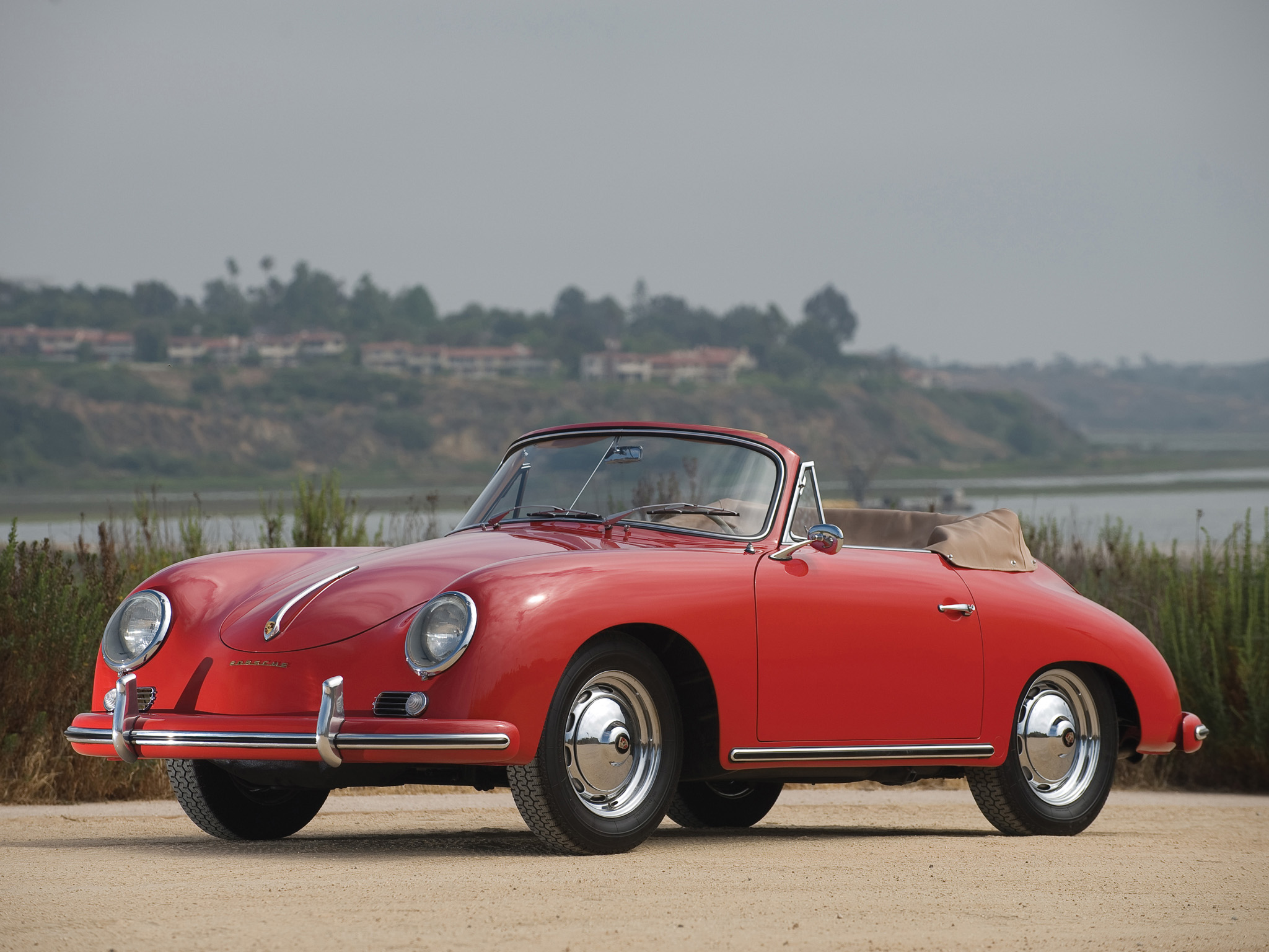 1958, Porsche, 356a, 1600, Cabriolet, Reutter, T 2, Retro Wallpaper