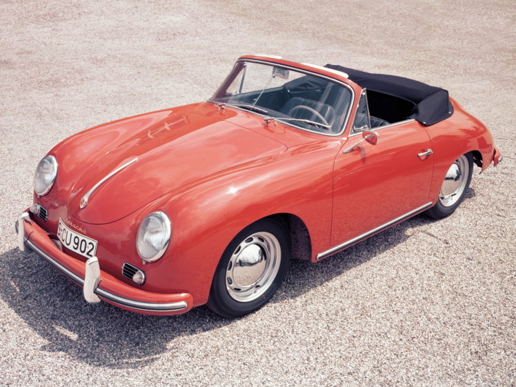 1958, Porsche, 356a, 1600, Cabriolet, Reutter, T 2, Retro, Gx HD Wallpaper Desktop Background