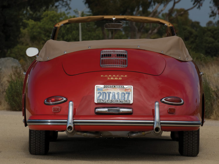 1958, Porsche, 356a, 1600, Cabriolet, Reutter, T 2, Retro, Gd HD Wallpaper Desktop Background