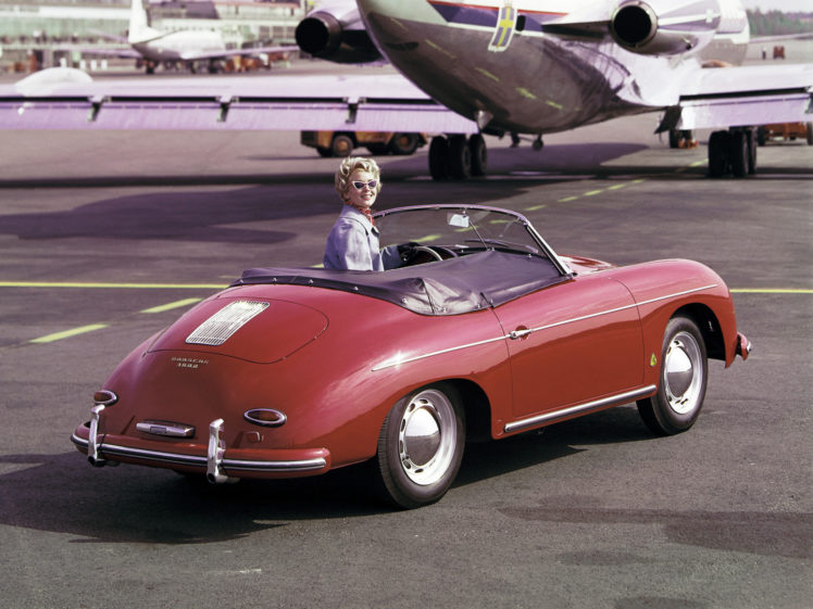 1958, Porsche, 356a, 1600, Convertible, D, T 2, Retro HD Wallpaper Desktop Background
