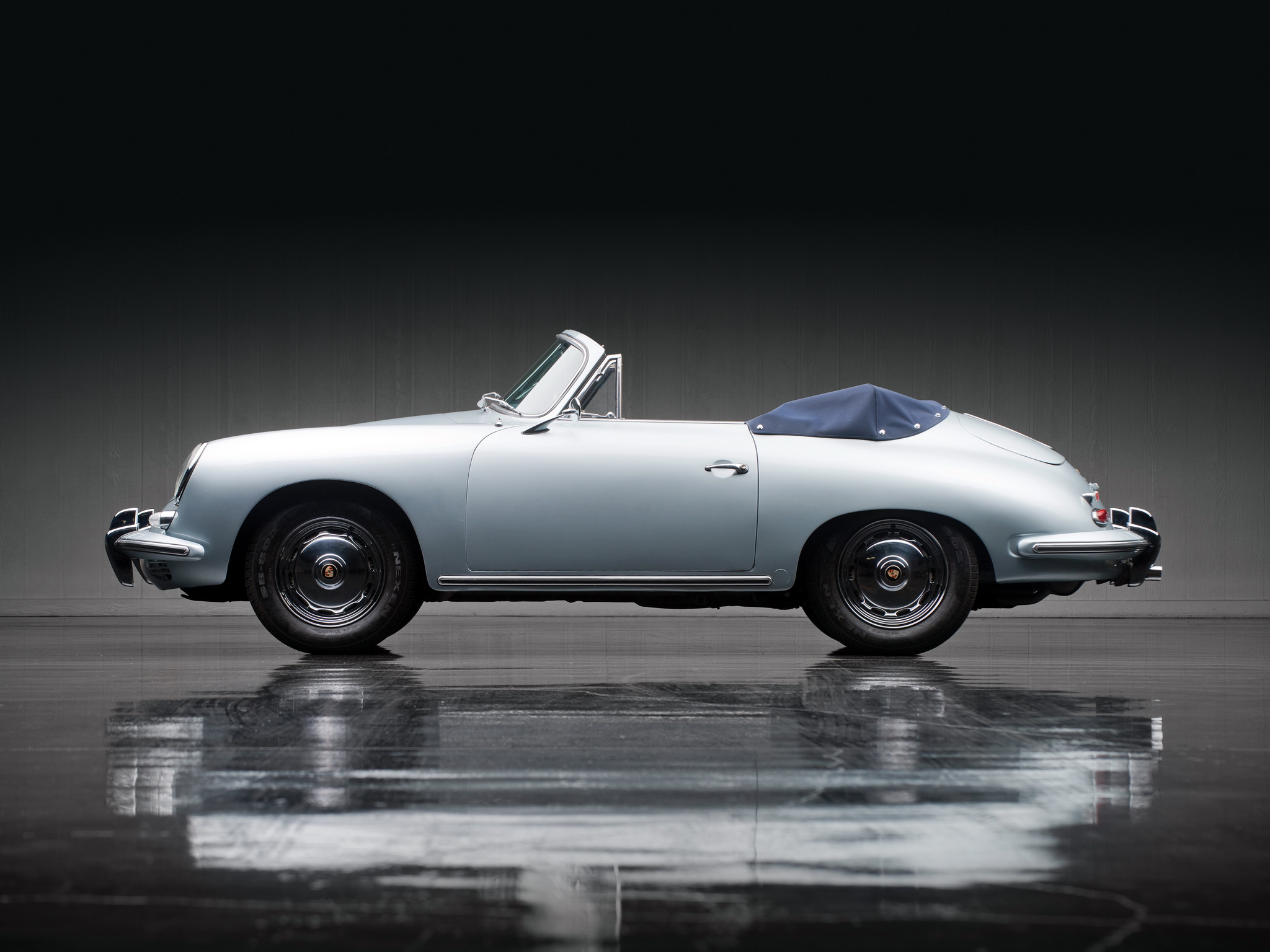 1960, Porsche, 356b, 1600, Cabriolet, Reutter, T 5, Classic Wallpaper
