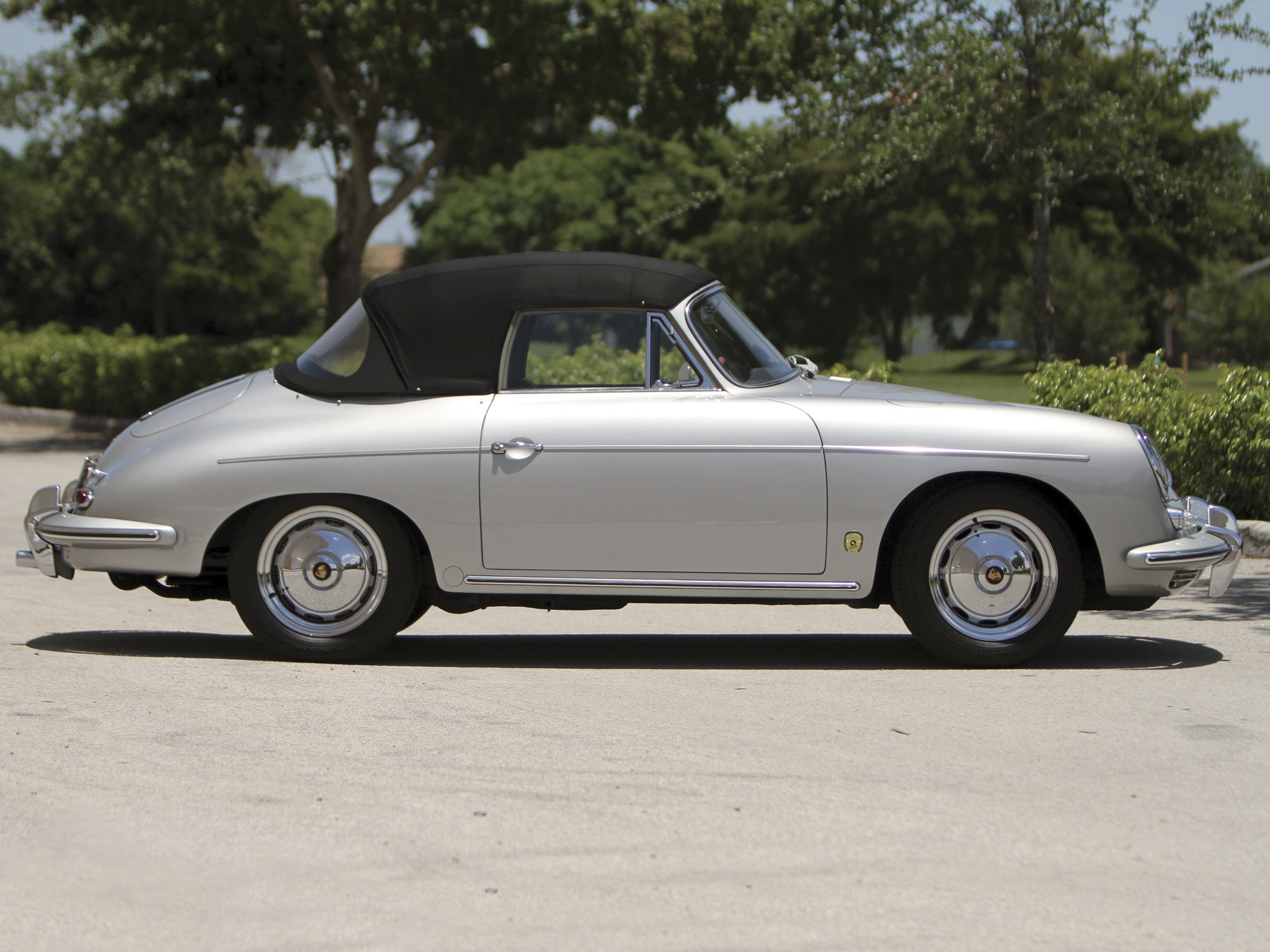 1962, Porsche, 356b, 1600, Cabriolet, Reutter, T 6, Classic, Fg Wallpaper
