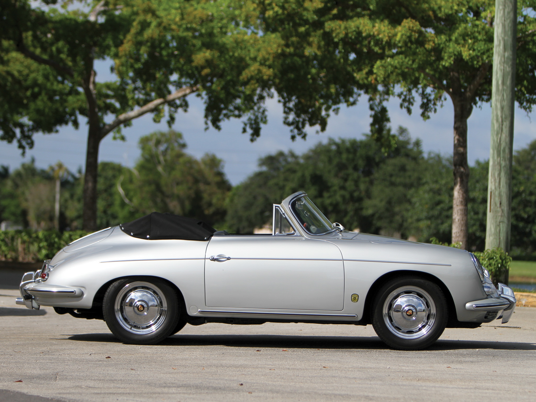 1962, Porsche, 356b, 1600, Cabriolet, Reutter, T 6, Classic Wallpaper