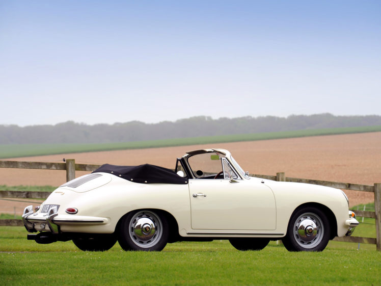 1962, Porsche, 356b, 1600, S, Cabriolet, T 6, Classic HD Wallpaper Desktop Background