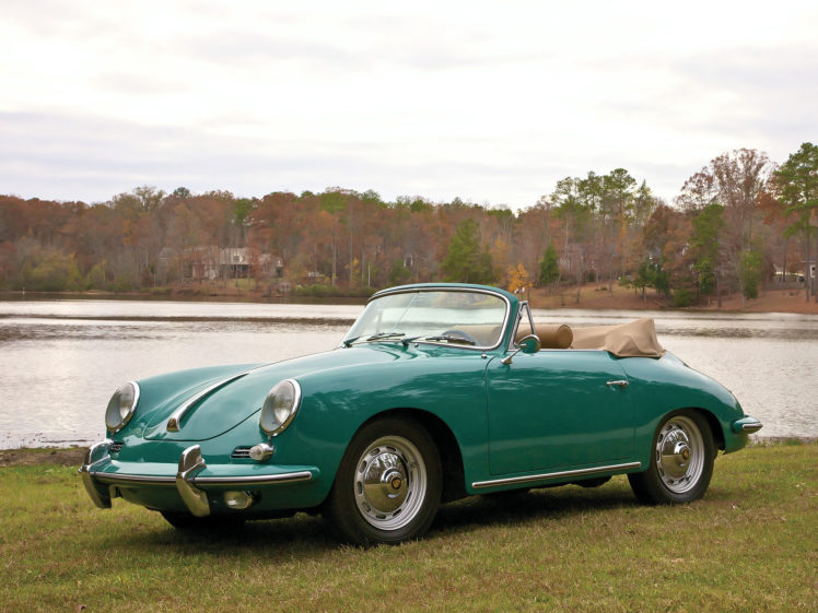 1962, Porsche, 356b, 1600, S, Cabriolet, T 6, Classic HD Wallpaper Desktop Background