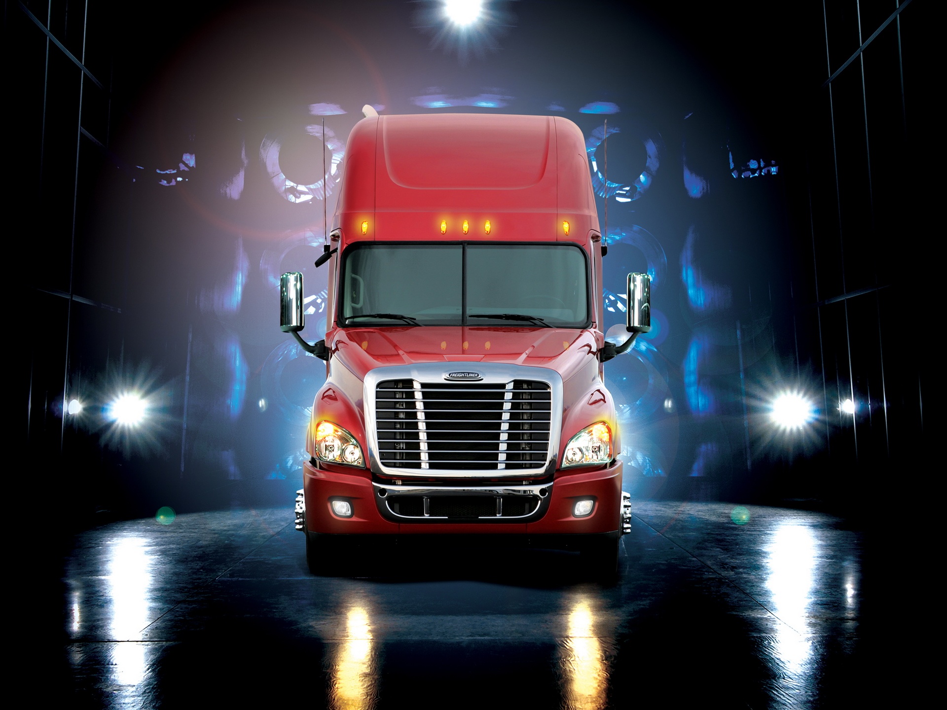 2007, Freightliner, Cascadia, Raised, Roof, Semi, Tractor, Gh Wallpaper
