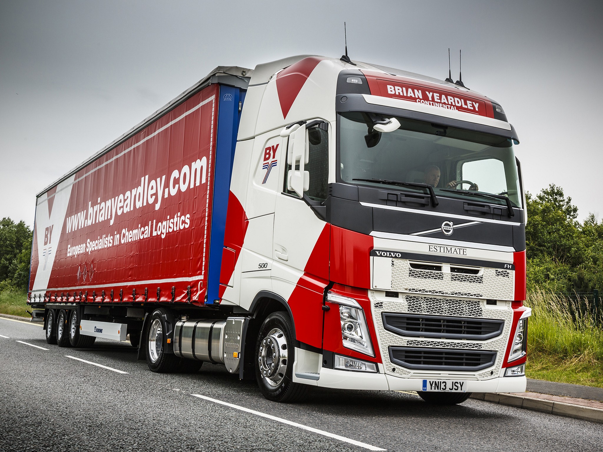 2012, Volvo, F h, 500, 4x2, Semi, Tractor Wallpaper