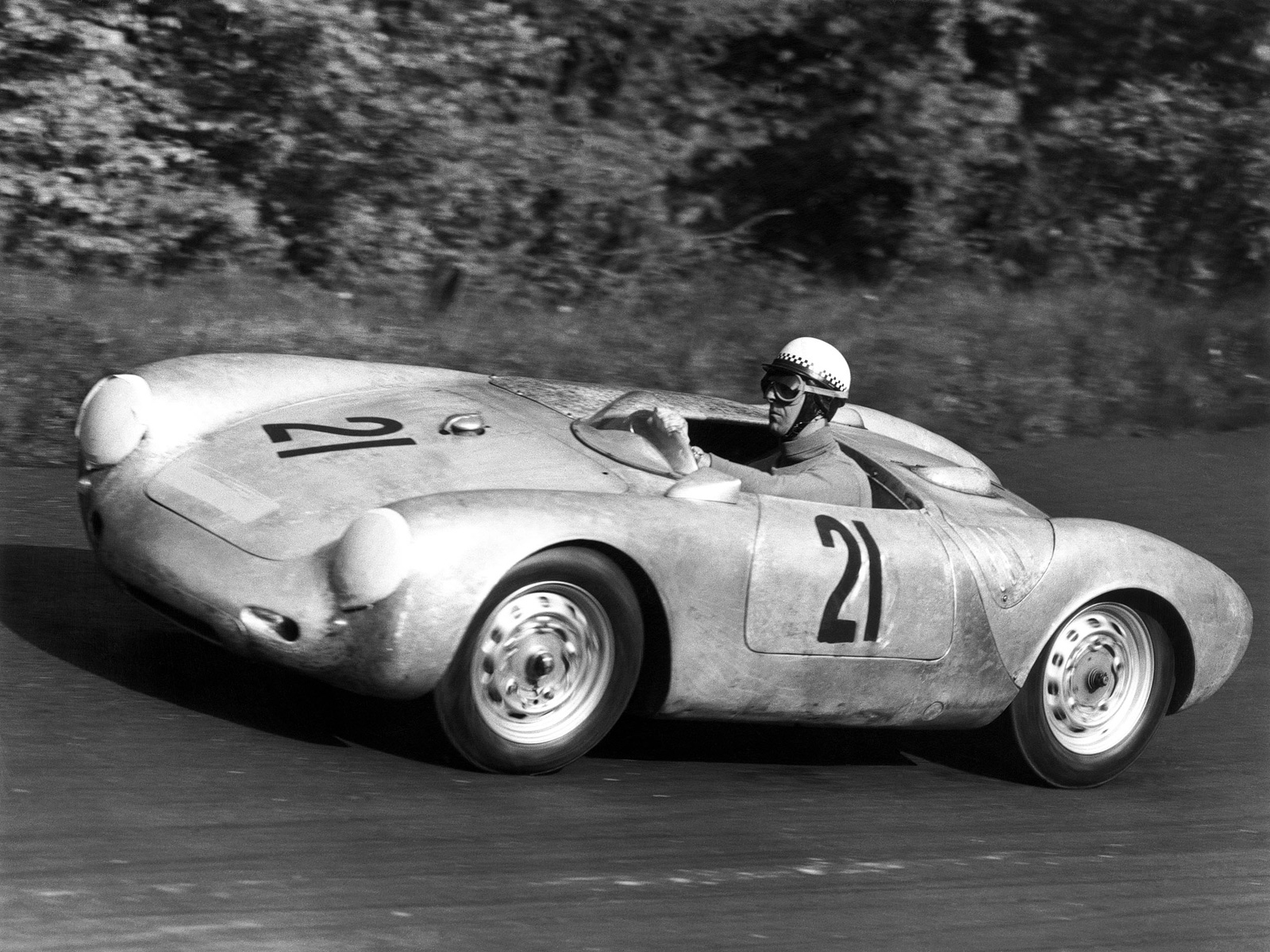 1956, Porsche, 550, Spyder, Retro, Race, Racing Wallpaper