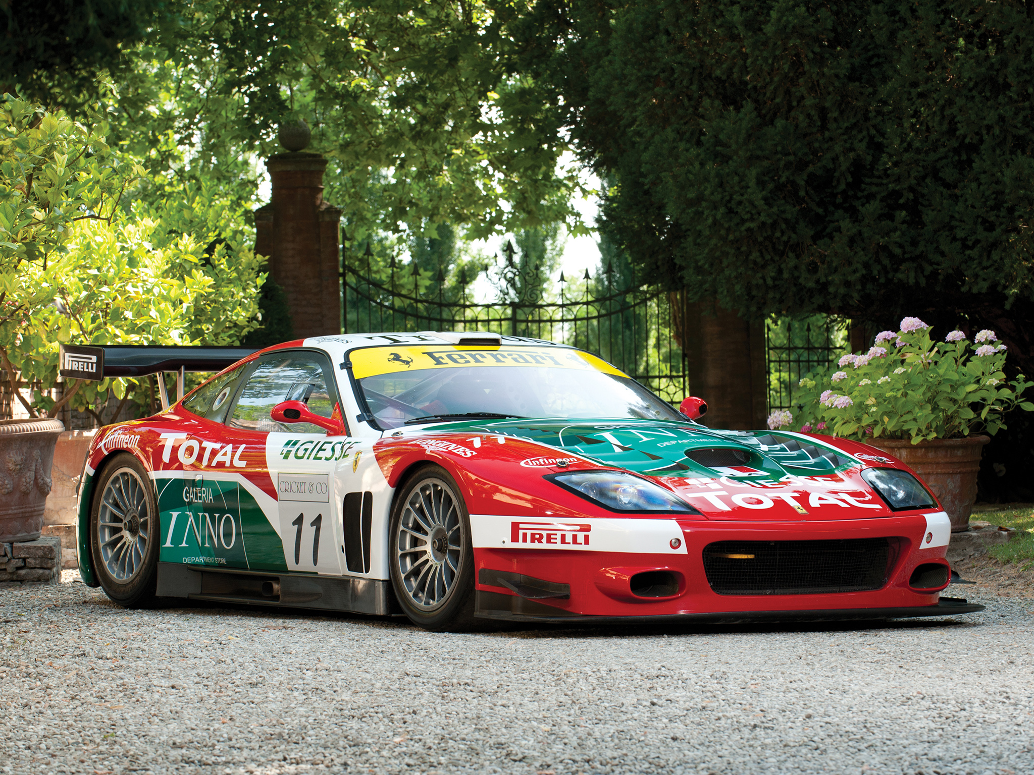 2005, Ferrari, 575, Gtc, Evoluzione, Race, Racing, Supercar Wallpaper