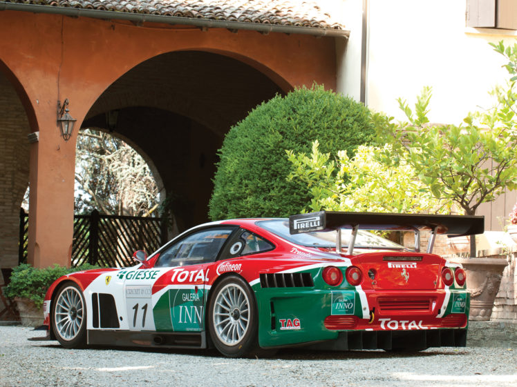 2005, Ferrari, 575, Gtc, Evoluzione, Race, Racing, Supercar HD Wallpaper Desktop Background