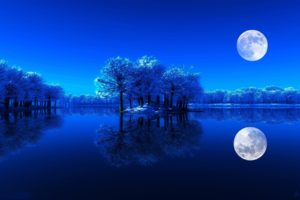 landscapes, Night, Luna