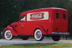 1937, Ford, V8, Panel, Delivery, 77 820, Retro, V 8, Drinks, Coca, Cola