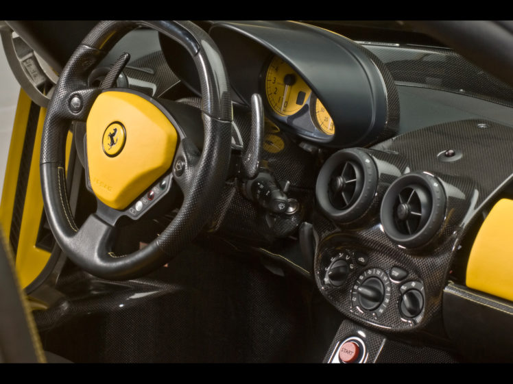 2008, Edo competition, Ferrari, Enzo, Supercar, Interior HD Wallpaper Desktop Background